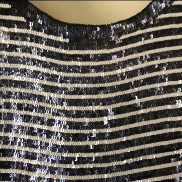 Vintage Silk Navy/White Escada Dress - Picture 3 of 8